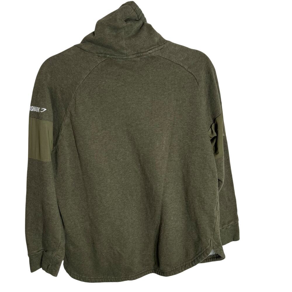 Gymshark Women's Green Mesh Sleeve Sweatshirt Size‎ Small - Picture 3 of 7